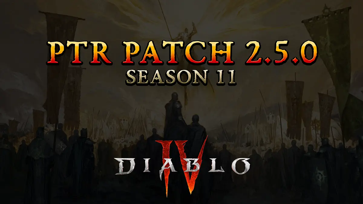 Diablo 4 Season 11 PTR Patch 2.5.0: Komplette Patchnotes