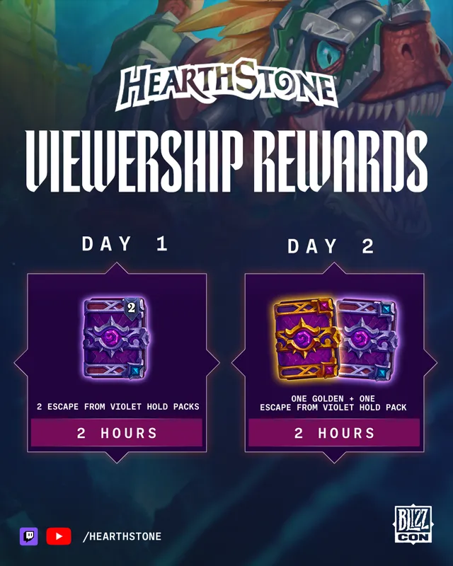 BlizzCon Twitch Drops HS