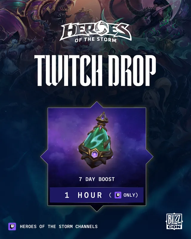 BlizzCon Twitch Drops HotS