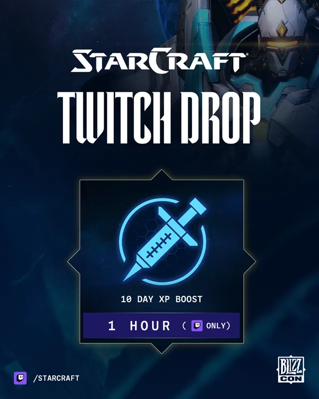 BlizzCon Twitch Drops Starcraft