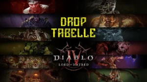 Unique Drop-Tabelle (Loot Table) für Diablo 4: Unique Items gezielt bei Bossen farmen