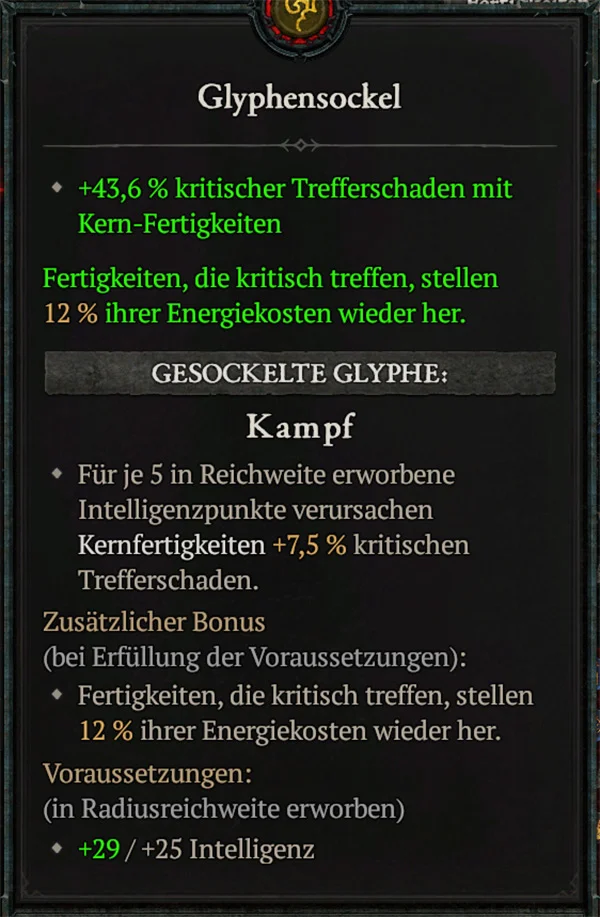 Diablo 4 Glyphe Kampf