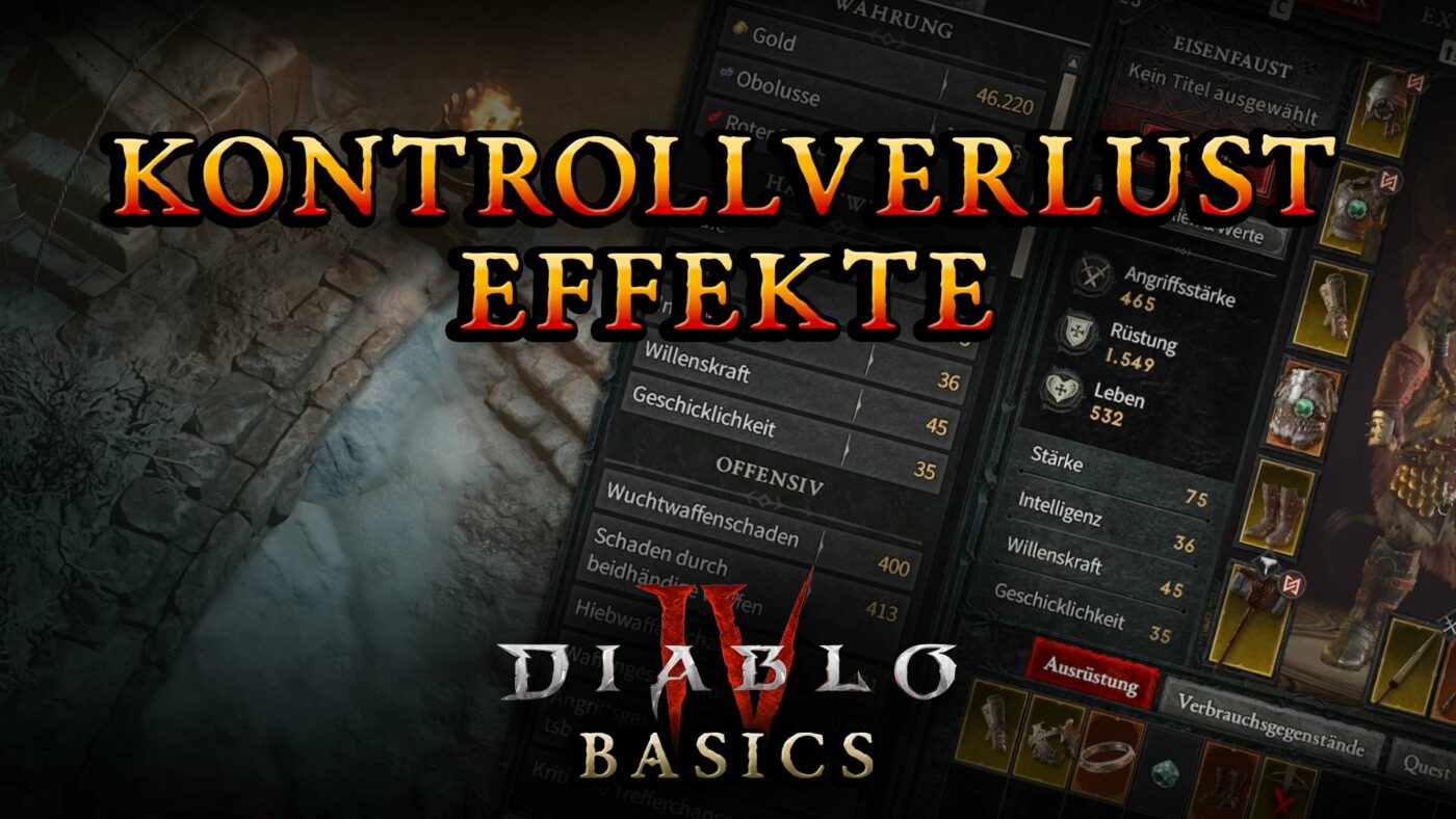 Diablo 4 Kontrollverlust Effekte (Crowd Control) erklärt