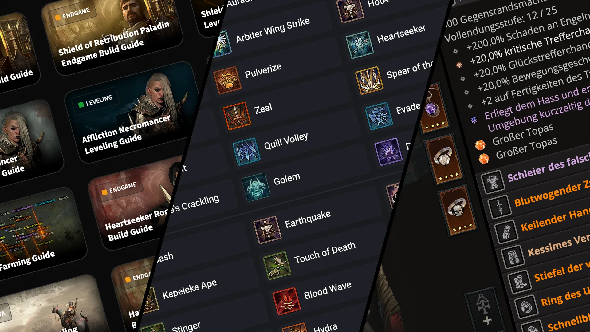 🔥 Liste nützlicher Tools, Planer & Datenbanken für Diablo 4