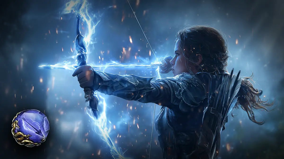 Blitzpfeil Scharfschütze Waldläuferin (Lightning Arrow Deadeye Ranger) T15+ Build für Path of Exile 2 [0.3]